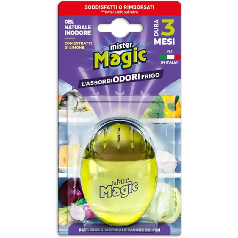 Odorizant pentru Frigider Mister Magic- Miros proaspat de Lamaie
