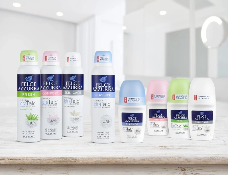 Felce Azzurra - Odorizant clasic cu formula IdraTalk, eficient timp de 48 de ore, fără pete - 150 m