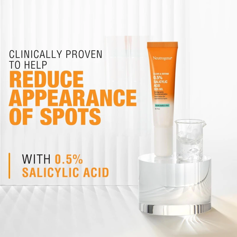 Neutrogena Clear & Defend SOS Gel with 0.5% Salicylic Acid 15ml