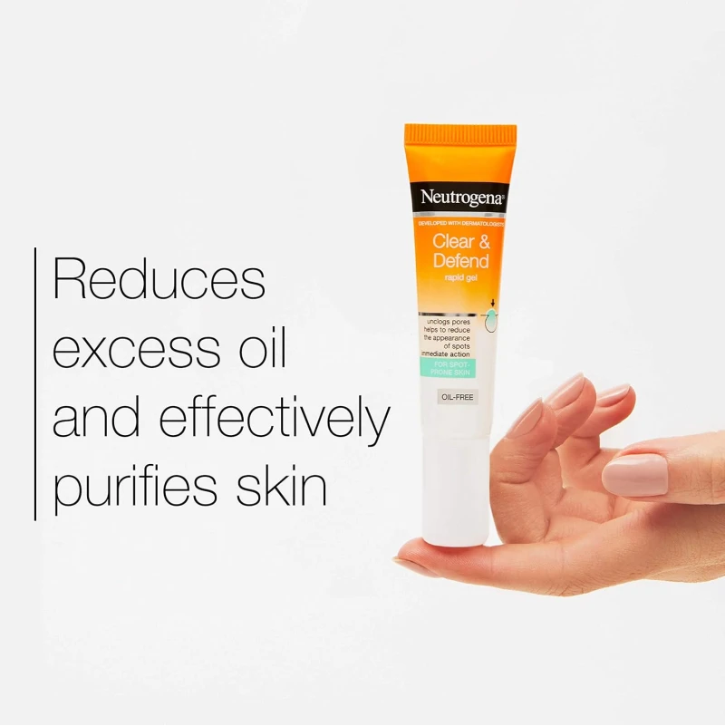 Neutrogena Clear & Defend SOS Gel with 0.5% Salicylic Acid 15ml