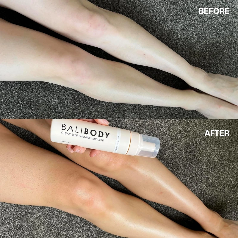 Bali Body Light Zero Transfer Clear Self Tanning Mousse 200 ml