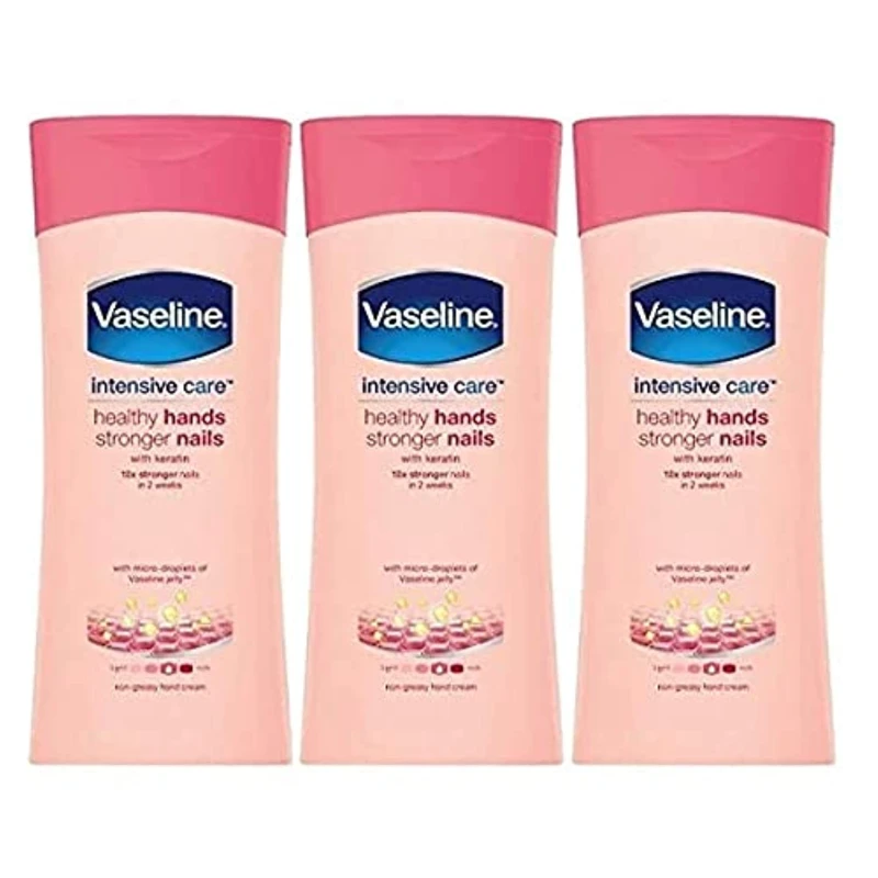 3 x Vaseline cremă de mâini de îngrijire intensivă - mâini și unghii - 200 ml