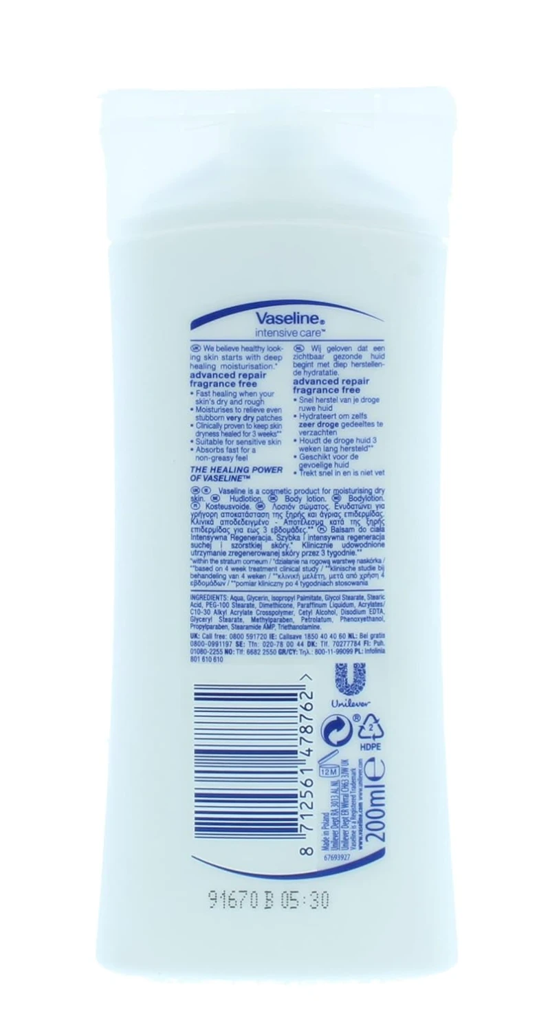 Vaseline Intensive Care Advanced Repair Lotion 200 ml