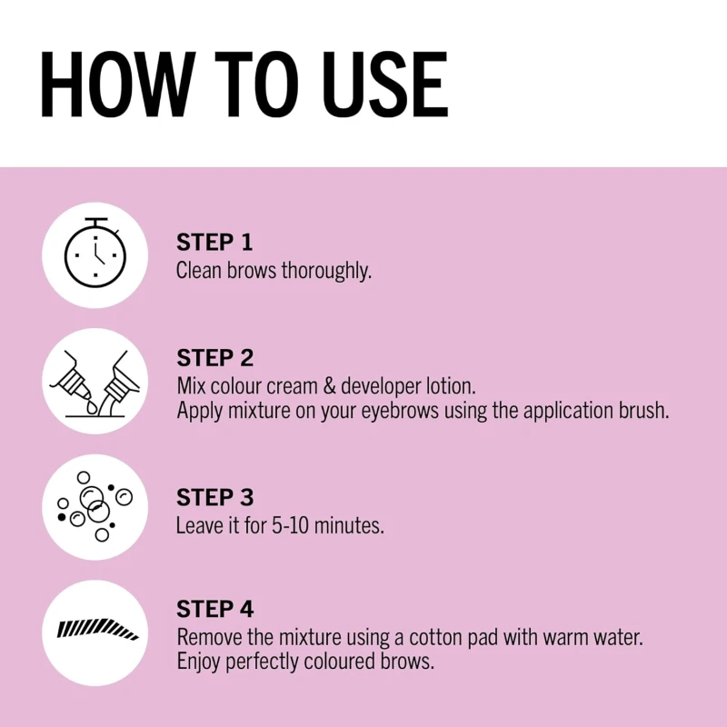 Schwarzkopf Ink ink cejas #4-1-castaño oscuro