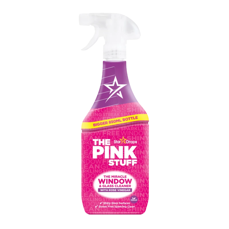 Detergent pentru Ferestre si Geamuri cu otet de trandafiri 750 ml